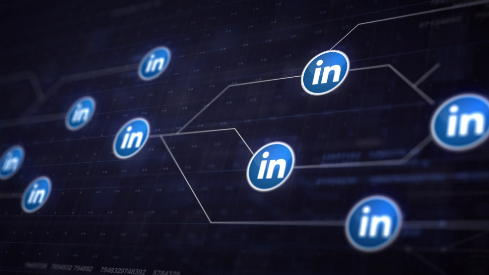 Illustration showing LinkedIn powering modern B2B demand generation.