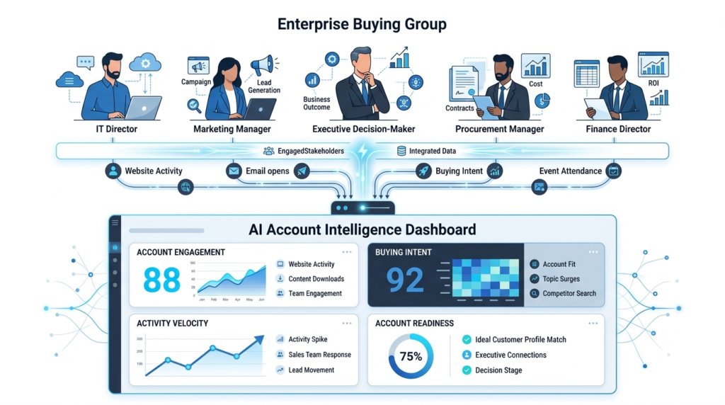 AI-powered account and buying group qualification in B2B sales