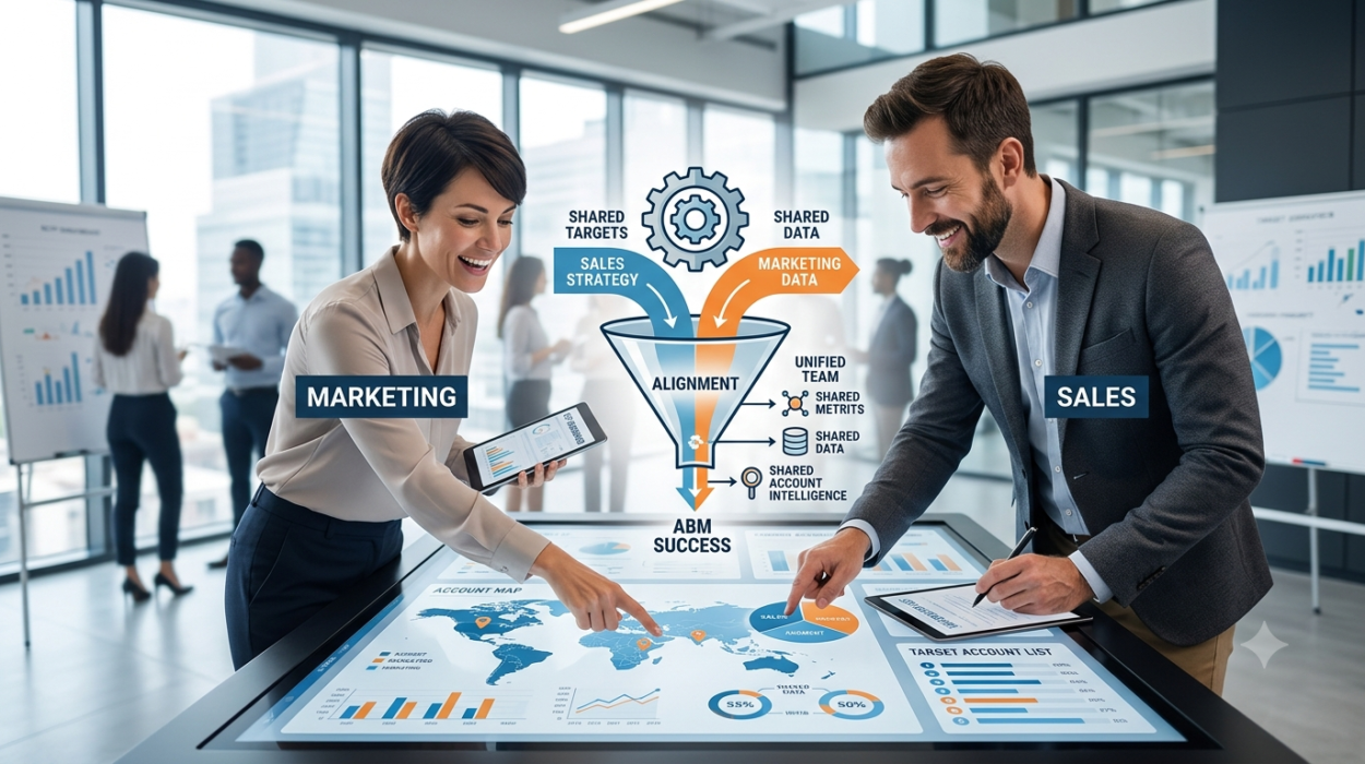 How Sales and Marketing Collaborate in Successful ABM