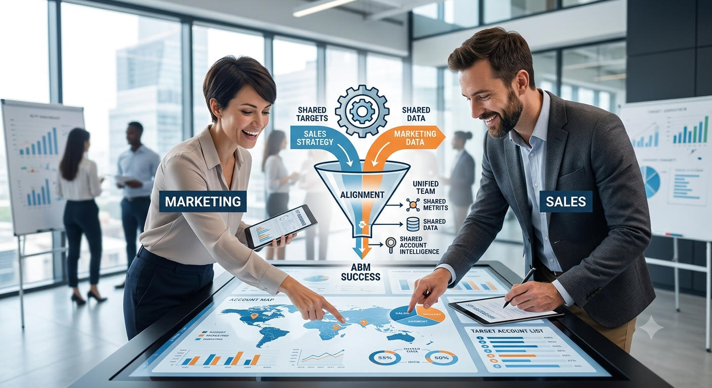 How Sales and Marketing Collaborate in Successful ABM